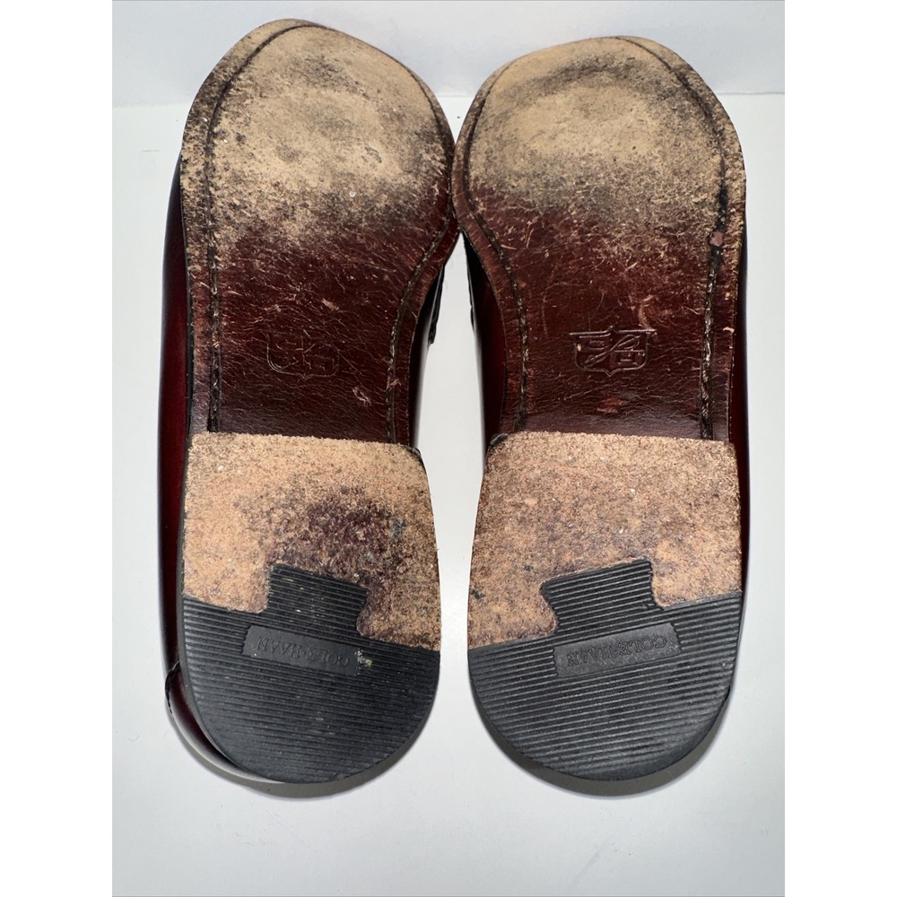 Cole Haan‎ 03507 Black Cherry Pinch Tassel Slip-On Loafer Shoes Men's US 10.5 C - Picture 12 of 13